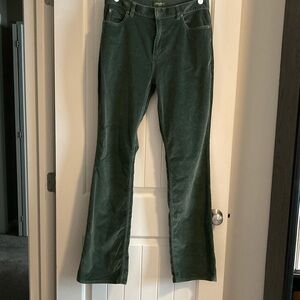 Eddie Bauer Women’s 12T Green Corduroys